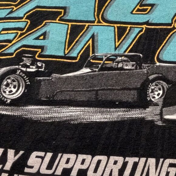 2018 Eagles Fan Club Racing  Black Great Graphics T-Shirt - Picture 6 of 6